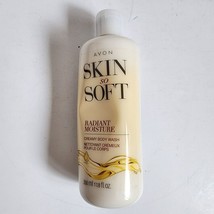 Avon Skin So Soft Radiant Moisture Creamy Body Wash 11.8 Fl Oz 350 ml New Sealed - $4.99