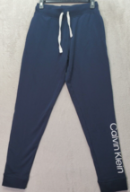 Calvin Klein Sleepwear Jogger Pants Womens Small Navy Elastic Waist Draw... - £13.10 GBP
