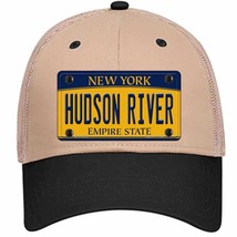 Hudson River New York Novelty Khaki Mesh License Plate Hat - £22.98 GBP