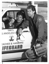 *BAYWATCH (1989) Hunks David Hasselhoff &amp; Parker Stevenson Original NBC TV Photo - £26.11 GBP