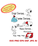 Soft Snoopy Sleep Snoopy-Download-Cricut/Silhouette/Laser-Svg Png Eps Dx... - $3.89 CAD