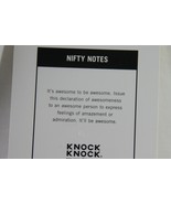 Notepad (new) AWESOME CITATION NIFTY NOTEPAD - 50 SHEETS - £5.57 GBP