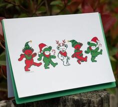 Grateful Dead  Christmas  Greeting Card    - $111.09 MXN