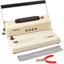 Tianse Coil Binding Machine, Electric Coil Inserter, Manual Round Hole P... - $2,912.99 MXN