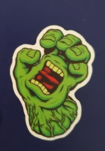Santa Cruz Green Screaming Hand Vinyl Sticker Decal Skateboard Cell Laptop - £3.59 GBP