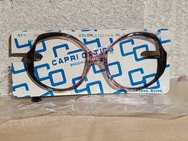 70s Capri Optics Lavender Mist Disco Unisex EYEGLASSES/FRAMES 54x18 5 1/2&quot; Vtg - £7.89 GBP