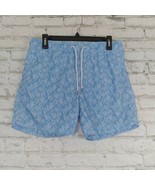 Troops of Tomorrow Mens Swim Trunks Small Blue White Mesh Lining Shorts - $19.99