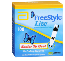 FreeStyle Lite Blood Glucose Test Strips 100.0 ea - £193.49 GBP