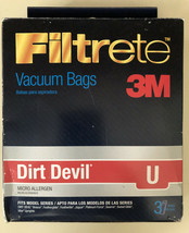 FILTRETE 3M Vacuum Sweeper Bags Dirt Devil U #T5703  3 Pack - £4.67 GBP