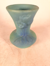 1940s Van Briggle art Pottery Tulip Vase, Turquoise, 5&quot; Tall - £30.43 GBP