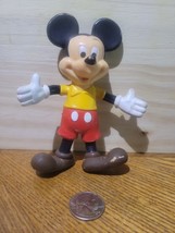 Vintage Rubber Bendee Bendy Figure Mickey Mouse Walt Disney WDP Hong Kong Old - £9.85 GBP