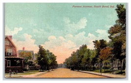 Forrest Avenue Street View South Bend Indiana IN UNP DB Postcard Y4 - £6.95 GBP