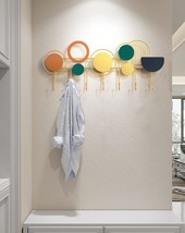 Entryway and Hallway Mid Century Modern Wall Mounted Coat Hooks Rack, 7 hooks - $145.00