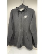 Nike Men’s Hoodie  Fleece Sportswear Size 1X Gray - $673.34 MXN