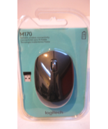 Logitech M170 Wireless Optical Mouse - Black Brand New 170910004940 - £8.20 GBP