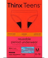 Thinx Teens Bikini Period Underwear Super Absorbency Cotton Medium Holog... - $261.15 MXN