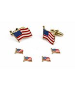 American Flag Tuxedo Studs and Cufflinks - $93.10
