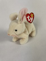 Ty Beanie Baby Nibbler The Rabbit Collectible Plush Retired Vintage Orig... - $9.99