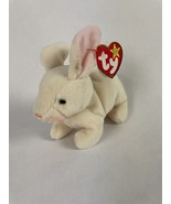Ty Beanie Baby Nibbler The Rabbit Collectible Plush Retired Vintage Orig... - £7.85 GBP