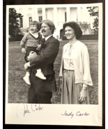 John &quot;Jack&quot; Carter Family Signed Photo 8x10 Black White Jimmy Carter Son... - £39.33 GBP