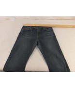 WOMEN CALVIN KLEIN FLARE DARK WASH BLUE JEANS 10 CLEAN AUTHENTIC BRAND NAME - $31.44 CAD