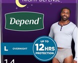 Depend Fresh Protection Adult Incontinence Underwear for Men, Maximum, L... - $18.69