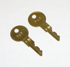 2 - T45 Replacement Keys fit Traulsen Refrigeration Equipment  - $10.99