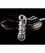SWORD SILVER AURA PENDANT STERLING SILVER LEMURIAN SEED QUARTZ #24 - $857.39 MXN