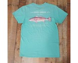 Over Under Men&#39;s T-Shirt Size Small Light Blue Redfish TV18 - £6.61 GBP