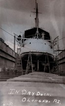 VINTAGE NEGATIVE; USS WILMINGTON IN DRY DOCK FOR REPAIRS;OLONGAPO, PHILI... - £31.42 GBP