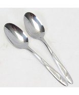 Americana Star Oval Soup Spoons 7&quot; Stainless  Lot of 2 - €5,92 EUR
