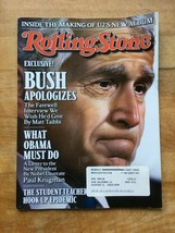 Rolling Stone Magazine | (George) Bush Apologizes | Jan. 22, 2009 | #1070 - $2.49