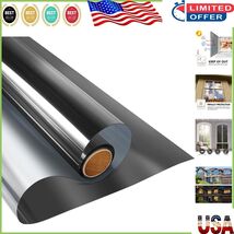 Static Cling Daytime Privacy Window Film, 17.5&quot; x 6.5&#39; - Block 90% UV Rays - $15.88 CAD