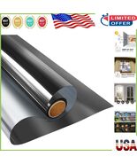 Static Cling Daytime Privacy Window Film, 17.5&quot; x 6.5&#39; - Block 90% UV Rays - $15.93 CAD