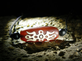 Vajravahari Power Regeneration Carnelian Dzi Bead Pendant Necklace Izida Haunted - £175.03 GBP