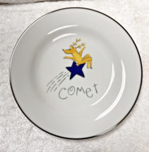 Reindeer by POTTERY BARN  Comet Salad Plate 8 1/2 Inches Never used - $24.26