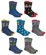 NOVELTY CASUAL FUNNY PEOPLE CHARACTER JOBS KNIT PATTERN MENS CREW SOCKS ... - $132.30 MXN