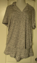 Alfani two-piece Gray Print Pajama Set (Shirt&amp; tap pant) Size X-Large - £15.75 GBP