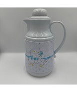 Vintage Phoenix Goose Carafe Blue/White 90s Cottage Country Coffee Tea EUC - $446.90 MXN