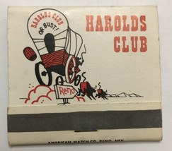 Matchbook Harolds Club Reno, Nevada - £4.49 GBP