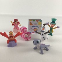 Disney Mini Board Book Shapes with Figures Cheshire Cat Ariel Mad Hatter  Frozen - $19.75