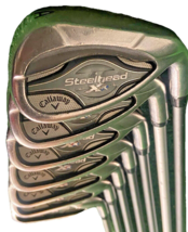 Callaway Steelhead XR Iron Set 5-PW,AW RH 55g Ozik Senior Graphite Nice Grips - £258.37 GBP