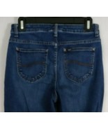 Lee Womens Petite Relaxed Fit Straight Leg High Rise Slimming Jeans Size 6P - $365.81 MXN