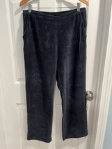 LL Bean Joggers Men’s Large Blue Sweatpants Elastic Lounge Pants Cotton Blend - £12.42 GBP