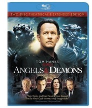 Sony Pictures Tom Hanks Angles&Demons 2 Disc Extended Edition Blue Ray Disc - $7.38