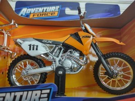 KTM 520 SX Dirt Bike Motorcycle Motocross Maisto Adventure Force 1:18 Toy 520SX - £17.64 GBP