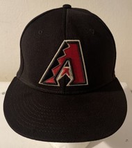 Arizona Diamondbacks Black Red Ball Cap Hat Adjustable Baseball OC Sports - $10.88