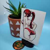 Fairy Tail - Erza Scarlet (Swimsuit #3) - Waterproof Anime Sticker / Decal - $5.99