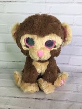 Bright Eyes Pets Chip Monkey Electronic With Sound Stuffed Animal Toy Blip Toys - $24.25