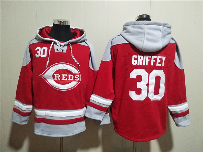Men&#39;s Cincinnati Reds #30 Ken Griffey Jr. Red Ageless Must-Have Lace-Up ... - $75.99
